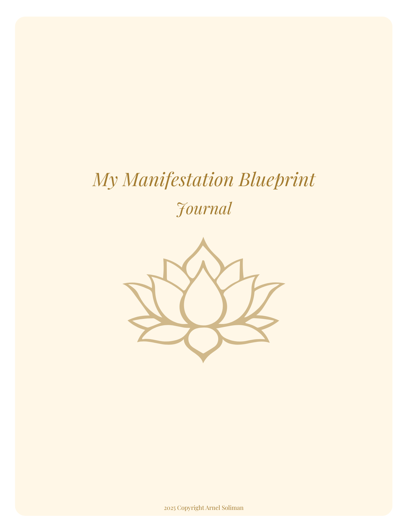 28-Day Manifestation Blueprint Journal