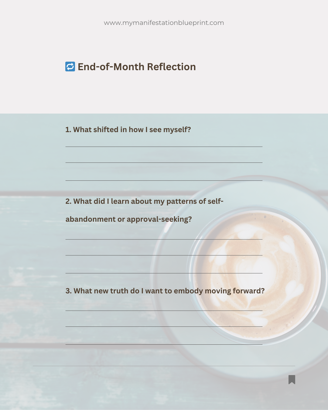Self-Love Tracker Workbook